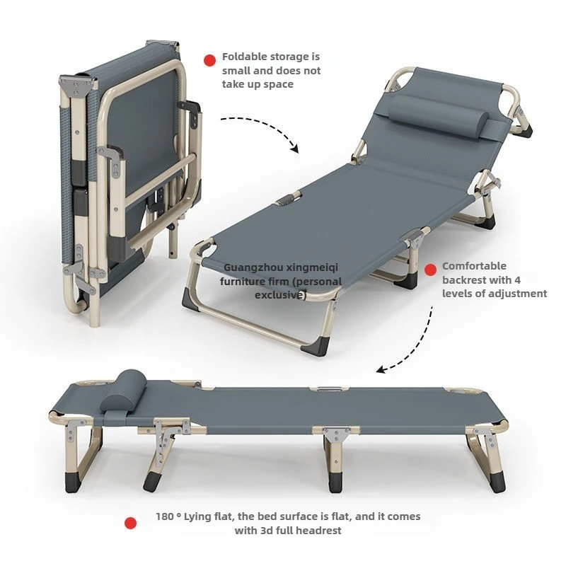 Triple-Layer Composite Folding Bed: Extra Wide Single Nap Cot, Solid Rivet Reinforced Frame, Durable Edging Lounger
Triple-Layer Composite Folding Bed: Extra Wide Single Nap Cot, Solid Rivet Reinforced Frame, Durable Edging Lounger