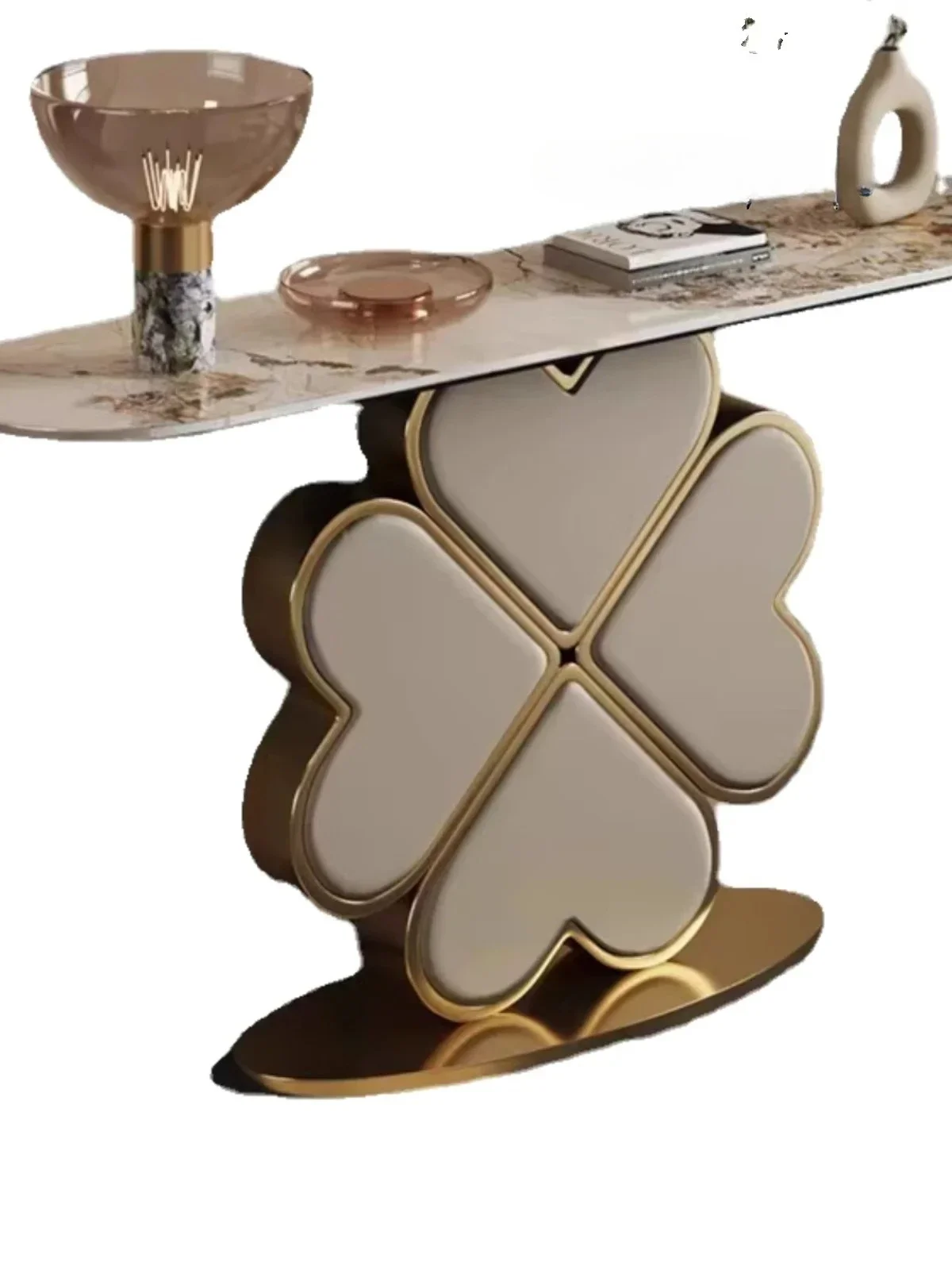Light luxury entrance table Designer living room entrance corridor Slate stainless steel foyer cabinet Entrance platform
Light luxury entrance table Designer living room entrance corridor Slate stainless steel foyer cabinet Entrance platform