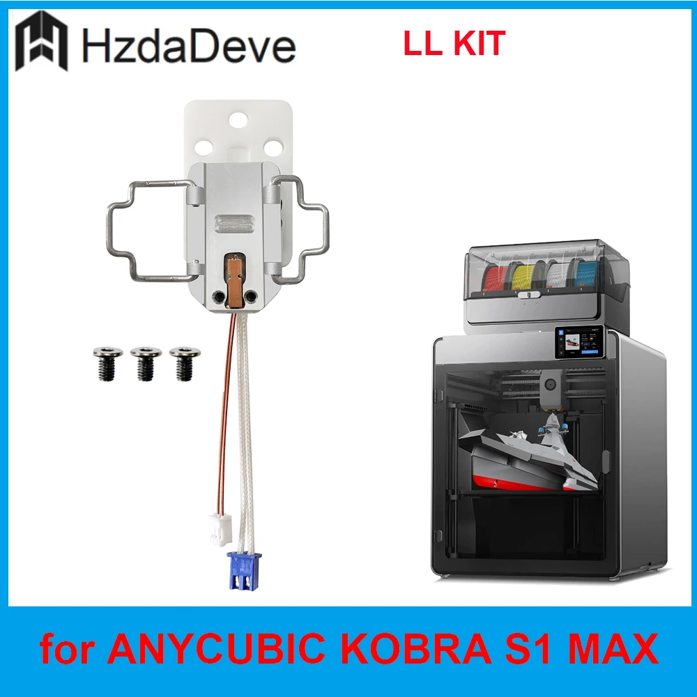 0.25 0.4 0.6 0.8MM Integrated Hardened Steel Nozzles and Heating Assembly Kit for Kobra S1 MAX Combo High Speed Nozzle
0.25 0.4 0.6 0.8MM Integrated Hardened Steel Nozzles and Heating Assembly Kit for Kobra S1 MAX Combo High Speed Nozzle