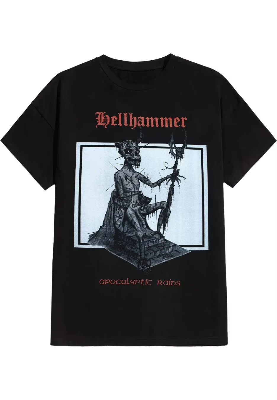 Hellhammer Apocalyptic Raids Периферийный принт Летние элитные брендовые хлопковые мужские и женские футболки с короткими рукавами
Hellhammer Apocalyptic Raids Периферийный принт Летние элитные брендовые хлопковые мужские и женские футболки с короткими рукавами
