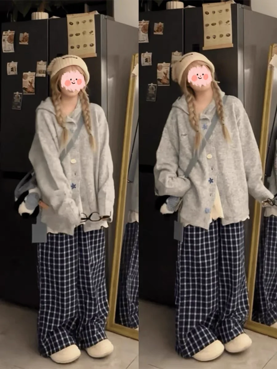 Женский вязаный кардиган-пальто свободного кроя, мягкий и уютный, осенняя новинка, большие размеры, корейская версия, с длинными рукавами
Женский вязаный кардиган-пальто свободного кроя, мягкий и уютный, осенняя новинка, большие размеры, корейская версия, с длинными рукавами