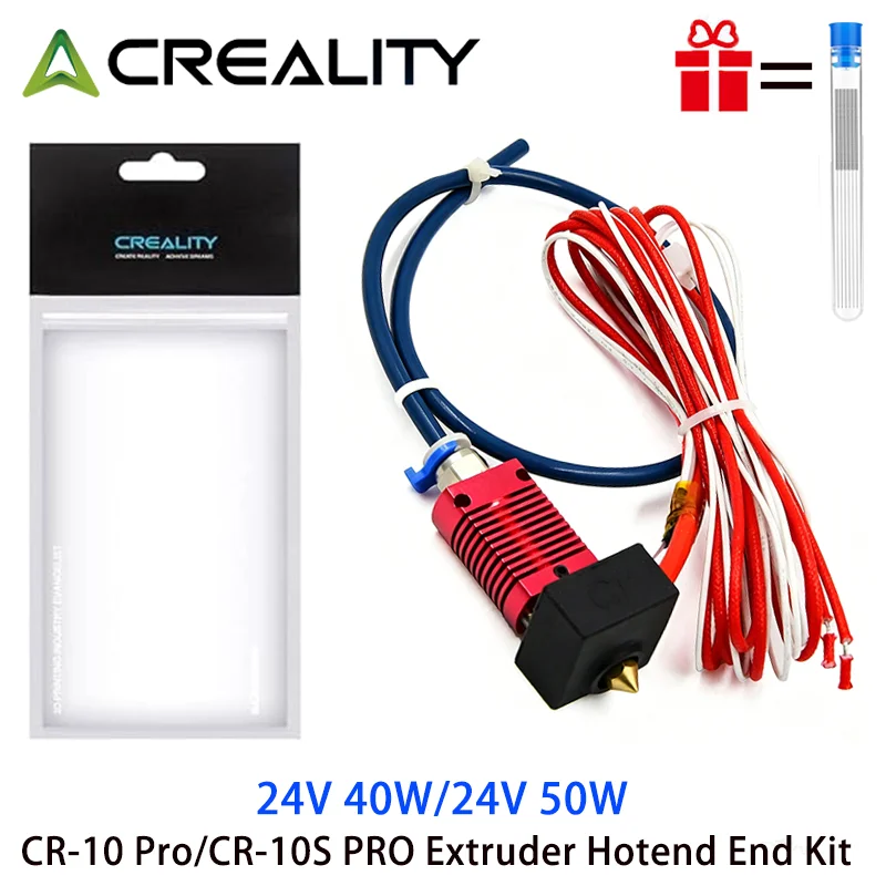 Creality Original CR10 Pro Hotend Kit 24V 40/50W Extruder Hotend End Kit For CR-10S Pro/CR-10 Max 3D Printer Hotend Kit
Creality Original CR10 Pro Hotend Kit 24V 40/50W Extruder Hotend End Kit For CR-10S Pro/CR-10 Max 3D Printer Hotend Kit