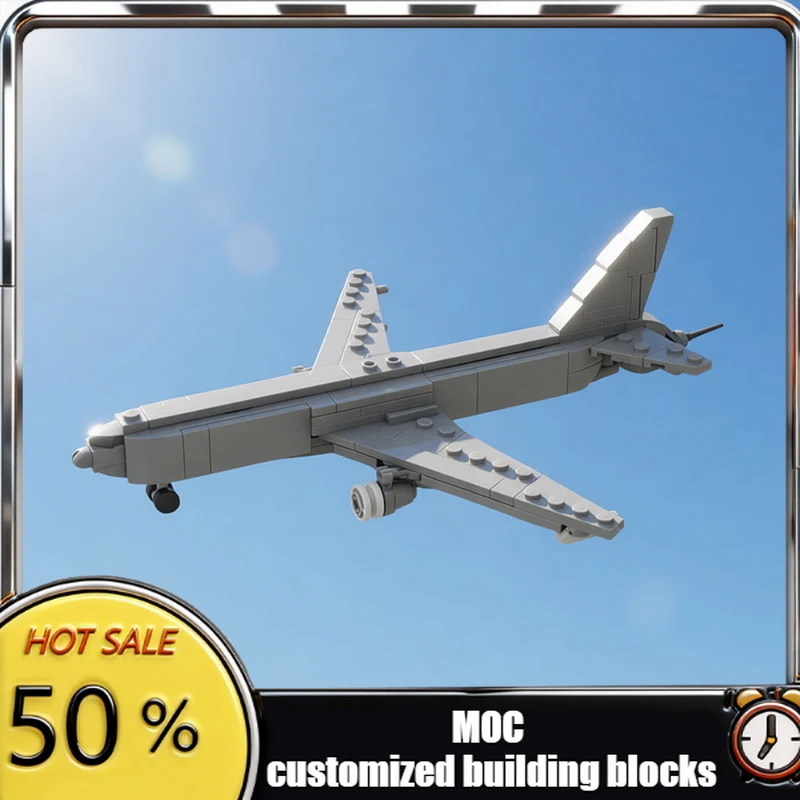 206 деталей, конструктор самолета Boeing KC-46 PEGASUS, масштаб 1:300, модульная модель MOC, сборная игрушка, подарок на Рождество
206 деталей, конструктор самолета Boeing KC-46 PEGASUS, масштаб 1:300, модульная модель MOC, сборная игрушка, подарок на Рождество