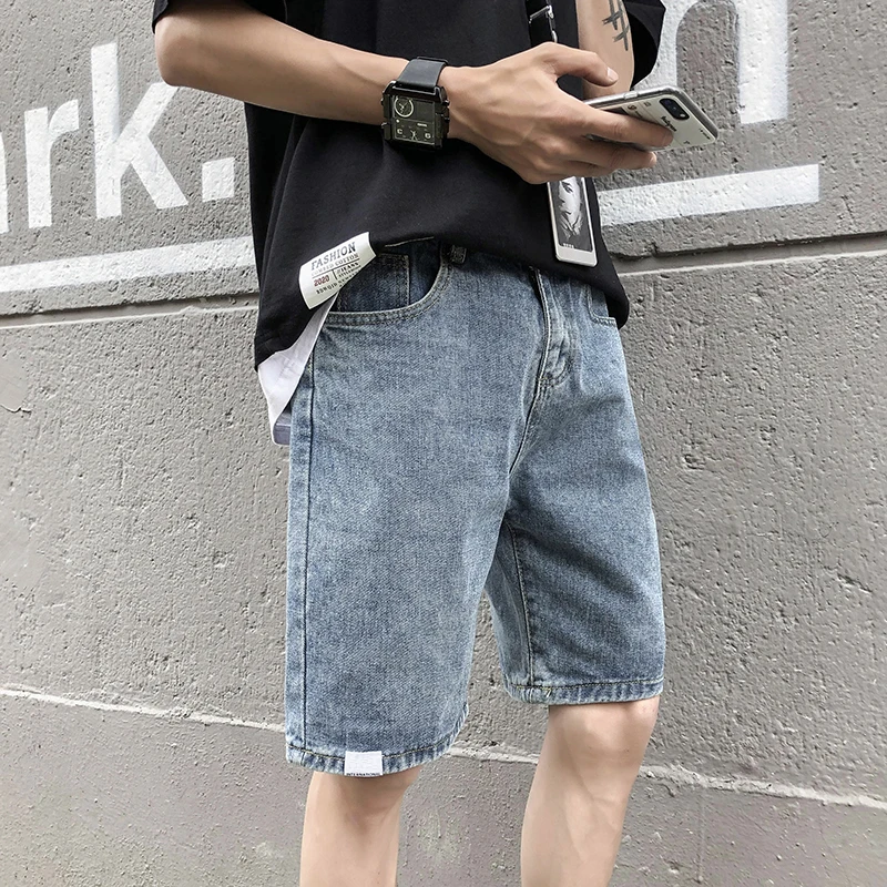 Retro Washed Denim Shorts Men Summer Trendy Streetwear INS Versatile Outerwear Five-Quarter Straight Casual Wide Leg Pants
Retro Washed Denim Shorts Men Summer Trendy Streetwear INS Versatile Outerwear Five-Quarter Straight Casual Wide Leg Pants