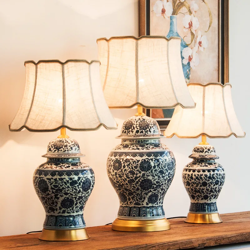 Vintage Blue Ceramic Floor Lamps White Fabric Shade Home Accessories Zen Living Room Bedroom Villa Retro Porcelain Table Lights
Vintage Blue Ceramic Floor Lamps White Fabric Shade Home Accessories Zen Living Room Bedroom Villa Retro Porcelain Table Lights