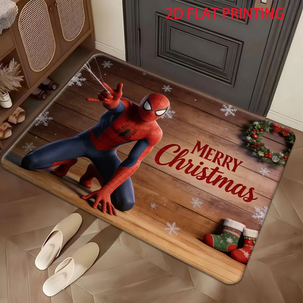 1 шт. полиэстеровый коврик для двери с 2D-печатью Marvel Spider-Man | Подходит для входных групп домов, дверей спален и ванных комнат, прост в установке.
1 шт. полиэстеровый коврик для двери с 2D-печатью Marvel Spider-Man | Подходит для входных групп домов, дверей спален и ванных комнат, прост в установке.