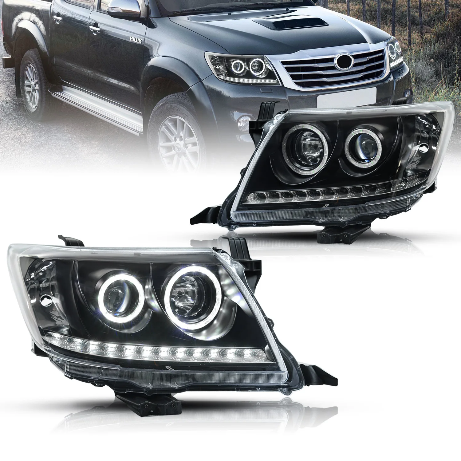 Factory Car headlights auto lighting system head lamp for Hilux Revo vigo 2012-2014
Factory Car headlights auto lighting system head lamp for Hilux Revo vigo 2012-2014
