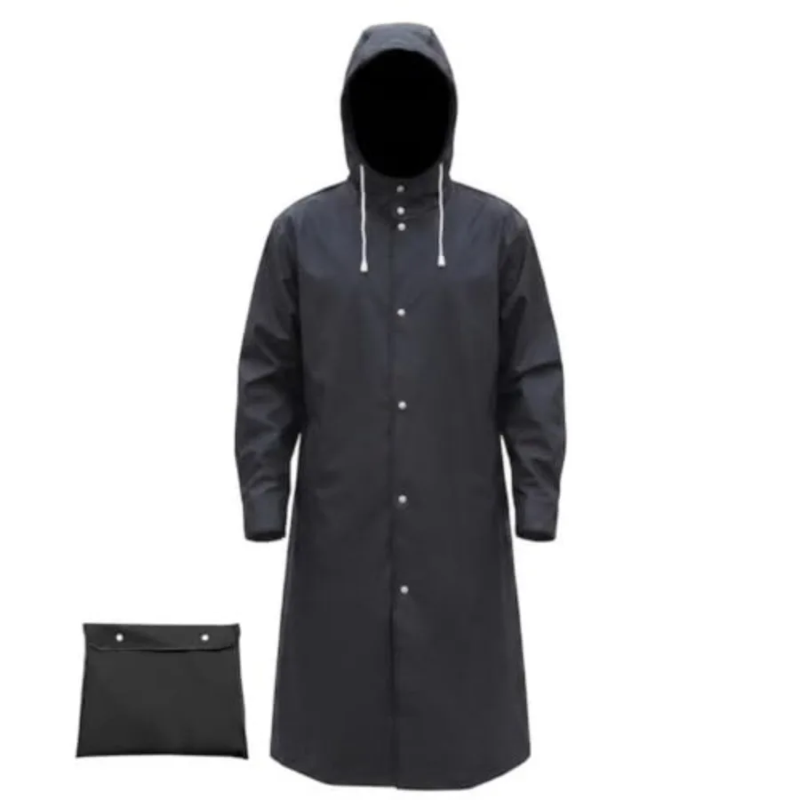 Men's Reusable EVA Long Raincoat, Windproof Waterproof Trench Coat for Hiking Fishing Dog Walking Outdoor Activities
Men's Reusable EVA Long Raincoat, Windproof Waterproof Trench Coat for Hiking Fishing Dog Walking Outdoor Activities