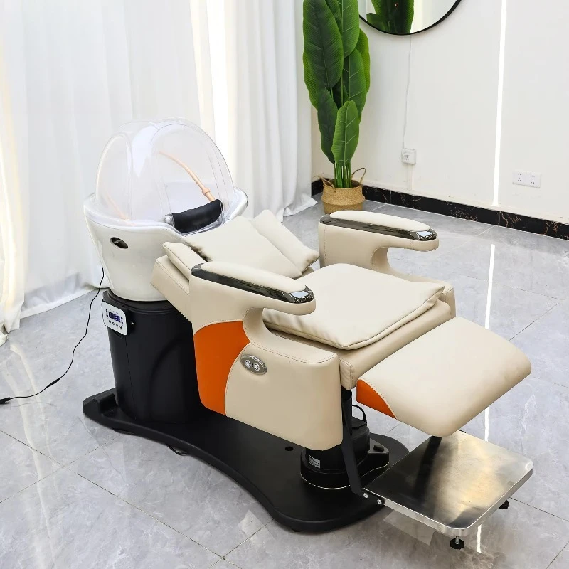 Electric Head Spa Chair with Water Circulation - Reclining Shampoo Bed Hair Washing Luxury Salon Rotating Chair Spas & Barbers
Electric Head Spa Chair with Water Circulation - Reclining Shampoo Bed Hair Washing Luxury Salon Rotating Chair Spas & Barbers