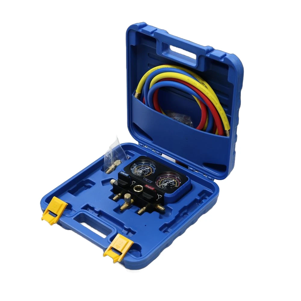 VALUE VRM2-B-0401 Portable and Efficient Refrigerant High Precision Anti-collision Manifold Gauge
VALUE VRM2-B-0401 Portable and Efficient Refrigerant High Precision Anti-collision Manifold Gauge