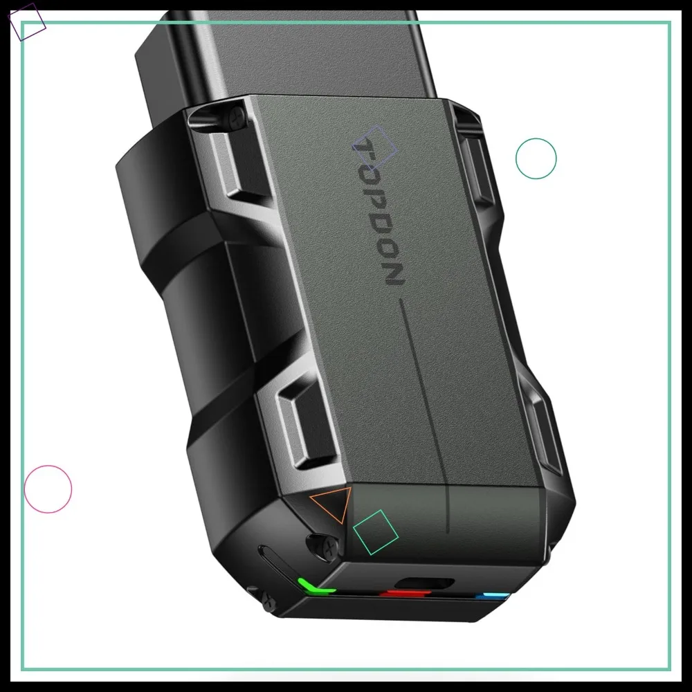 Wireless OBD2 Scanner with Bi-Directional Control, Full System Diagnostics for iOS & Android, 8+ Reset Functions