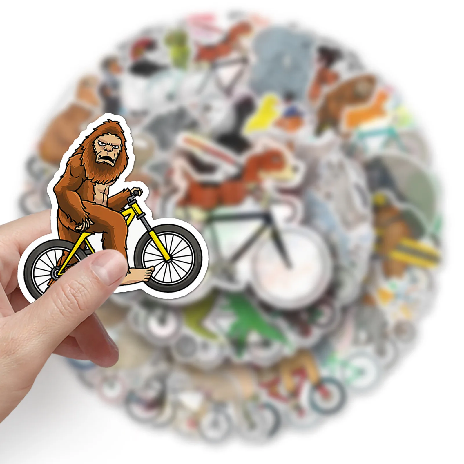 50PCS Cartoon Cute Animal Bicycle Graffiti Stickers Personalized Creative Funny DIY Decorative Scooter Guitar Scrapbook Decals
50PCS Cartoon Cute Animal Bicycle Graffiti Stickers Personalized Creative Funny DIY Decorative Scooter Guitar Scrapbook Decals