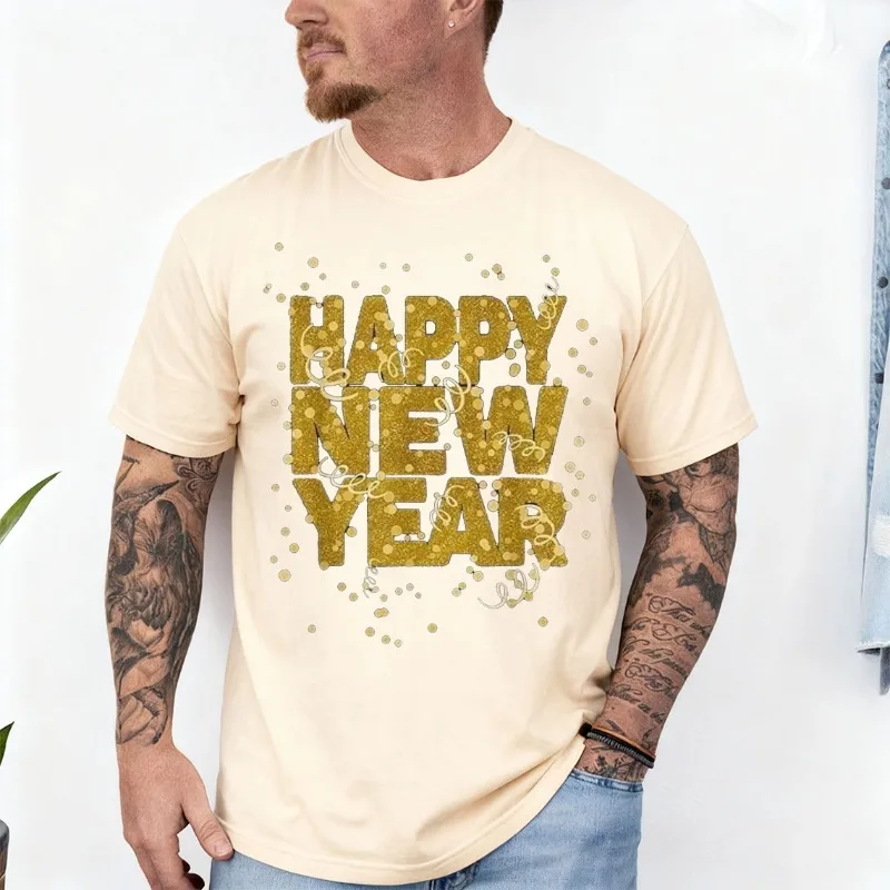 Happy New Year 2026 New Years Eve T-Shirt for Men and Women Crew Neck Short Sleeve Cotton Top All Seasons Casual Fashion Tees
Happy New Year 2026 New Years Eve T-Shirt for Men and Women Crew Neck Short Sleeve Cotton Top All Seasons Casual Fashion Tees