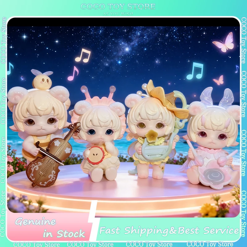 Новая оригинальная серия Mijuan Insect Concert Series V5, слепая коробка, каваи, аниме, фигурка, загадочная коробка, игрушки, украшения для комнаты, подарки на Хэллоуин 
Новая оригинальная серия Mijuan Insect Concert Series V5, слепая коробка, каваи, аниме, фигурка, загадочная коробка, игрушки, украшения для комнаты, подарки на Хэллоуин