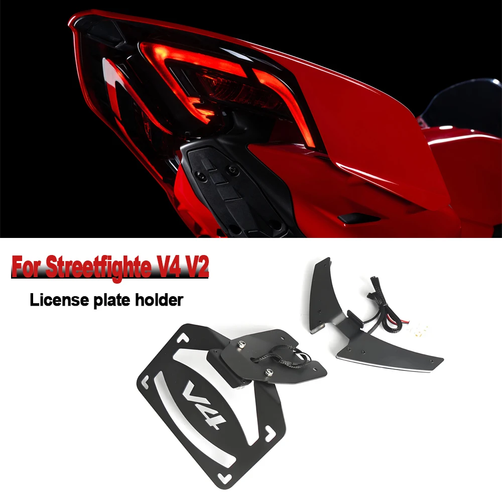 For Ducati Panigale V2 V4 V4S Streetfighte V4 V2 2025 New Motorcycle Rear Tail Tidy Fender Eliminator License plate holder
For Ducati Panigale V2 V4 V4S Streetfighte V4 V2 2025 New Motorcycle Rear Tail Tidy Fender Eliminator License plate holder