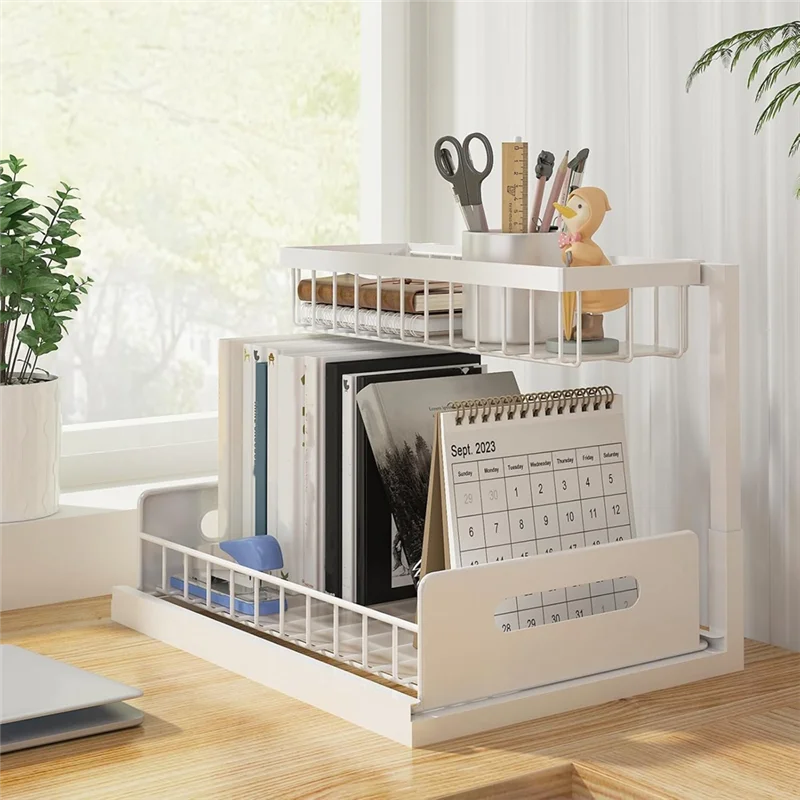 ABFY-Organizer 2 Tier Slide Shelf Cabinet Storage Shelves Storage For Kitchen Bathroom
ABFY-Organizer 2 Tier Slide Shelf Cabinet Storage Shelves Storage For Kitchen Bathroom