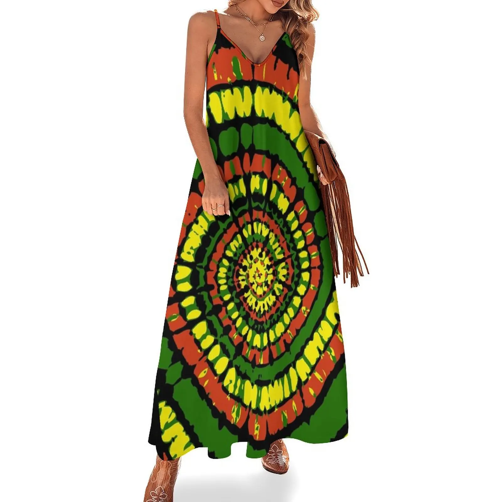 Rasta Tie Dye Sleeveless Dress elegant evening dresses for women 2025 women's luxury party dress summer women's suit Dress
Rasta Tie Dye Sleeveless Dress elegant evening dresses for women 2025 women's luxury party dress summer women's suit Dress