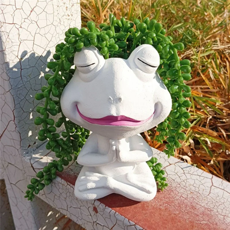 AA01-Planter Pot Indoor Outdoor Flower Pot Yoga Frog Planter Pot For Indoor Outdoor Plants Resin For Home
AA01-Planter Pot Indoor Outdoor Flower Pot Yoga Frog Planter Pot For Indoor Outdoor Plants Resin For Home