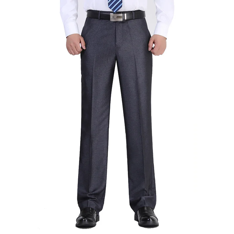 Spring summer men's office trousers high waist thin loose business casual suit pants Anti-wrinkle Professional dress
Spring summer men's office trousers high waist thin loose business casual suit pants Anti-wrinkle Professional dress