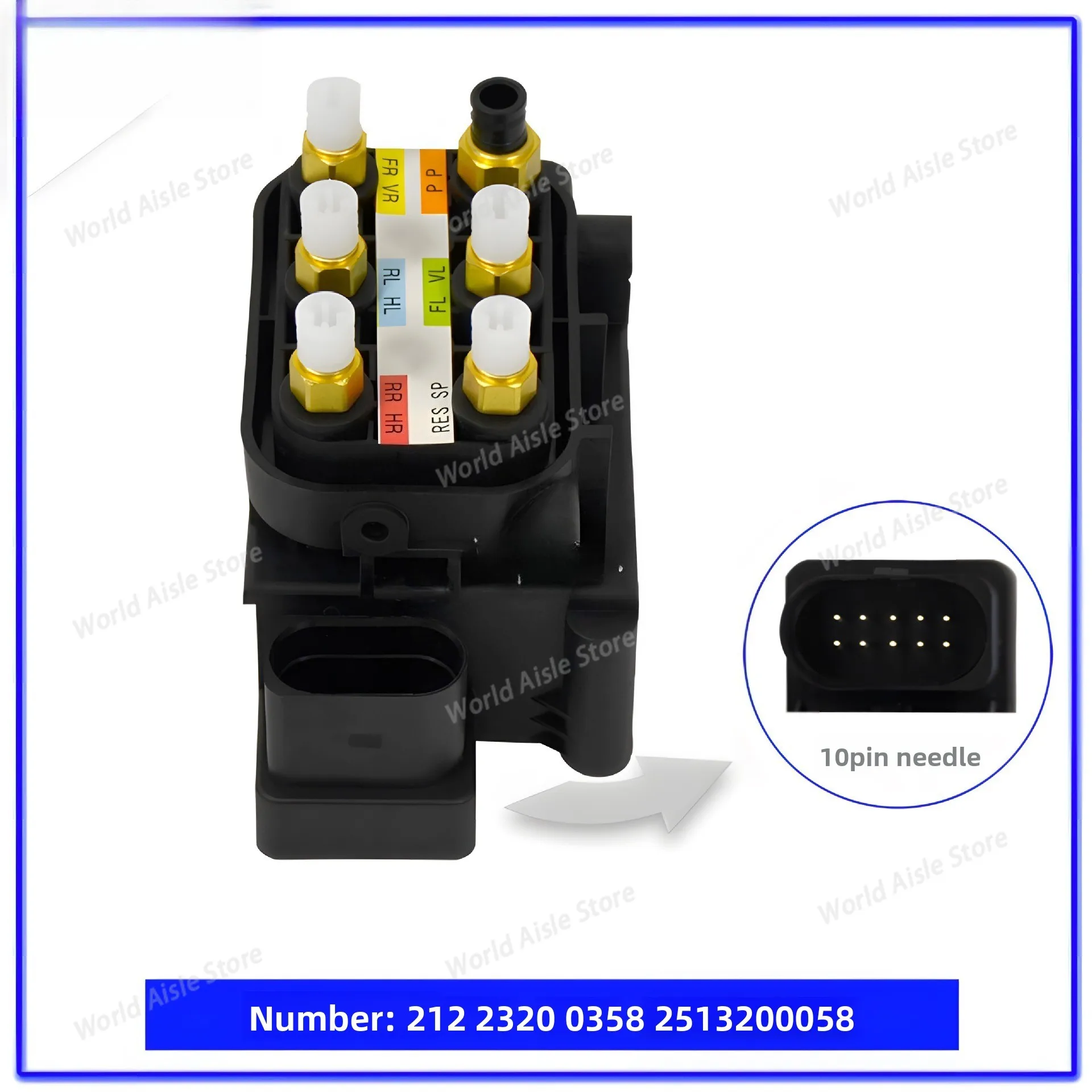 1PC Solenoid Valve & Distribution Valve. A2513200058 / A2123200358 / 522-10024
1PC Solenoid Valve & Distribution Valve. A2513200058 / A2123200358 / 522-10024