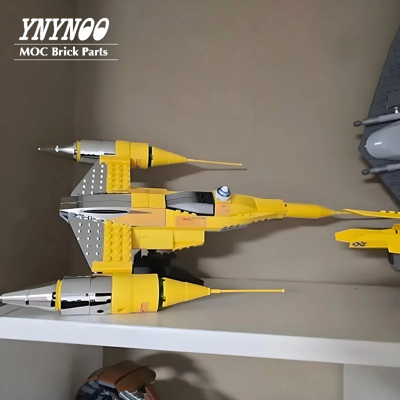 187 шт., серия звездных битв, Naboo Starfighter, строительные блоки, модель звездного корабля, космический корабль, кирпичи, игрушки, подарок для детей и взрослых
187 шт., серия звездных битв, Naboo Starfighter, строительные блоки, модель звездного корабля, космический корабль, кирпичи, игрушки, подарок для детей и взрослых