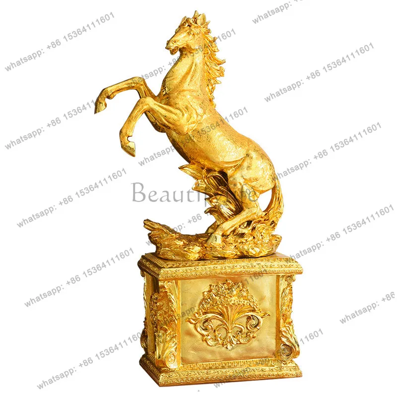European-style ornaments landing large-scale high-end villa hotel lobby sales office electroplating gold handicrafts
European-style ornaments landing large-scale high-end villa hotel lobby sales office electroplating gold handicrafts