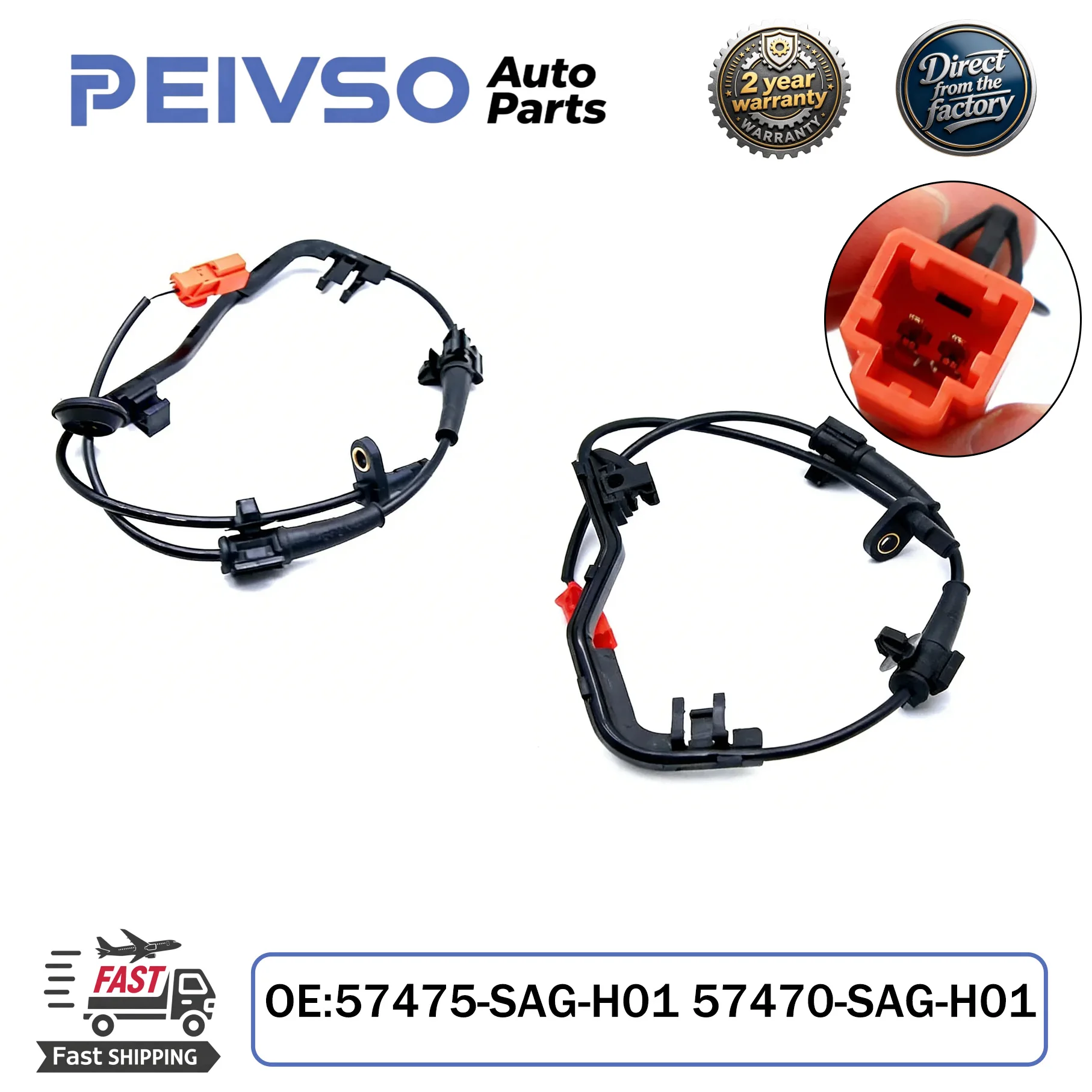 PEIVSO New 57475-SAG-H01 Rear LH/RH ABS Wheel Speed Sensor For Honda For Jazz City GD6 1.2 1.4 2002-2008 57470-SAG-H01
PEIVSO New 57475-SAG-H01 Rear LH/RH ABS Wheel Speed Sensor For Honda For Jazz City GD6 1.2 1.4 2002-2008 57470-SAG-H01