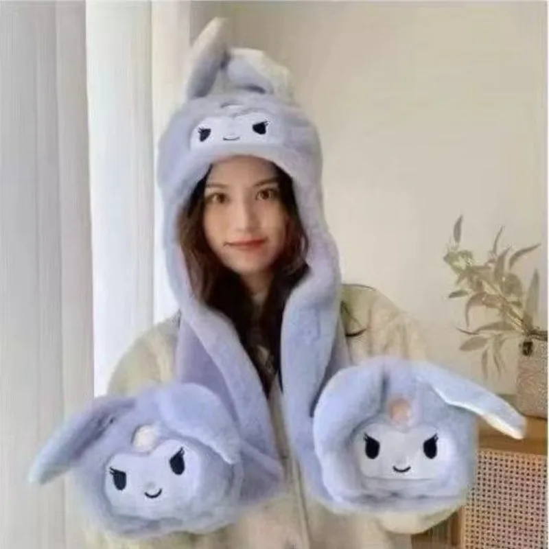 MINISO Sanrio Cinnamoroll Kuromi Cute The Ears Move плюшевая шапка мультяшный шарф аниме комплект из трех предметов Kawaii термоперчатки милые
MINISO Sanrio Cinnamoroll Kuromi Cute The Ears Move плюшевая шапка мультяшный шарф аниме комплект из трех предметов Kawaii термоперчатки милые