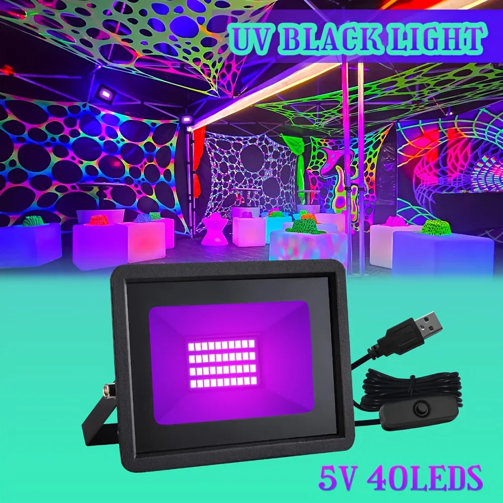 Nice 30W LED UV Spotlight 385-400nm UV Floodlight, Fluorescent Stage Light UV Effect With Switch For Party, DJ, Festival Lightin
Nice 30W LED UV Spotlight 385-400nm UV Floodlight, Fluorescent Stage Light UV Effect With Switch For Party, DJ, Festival Lightin