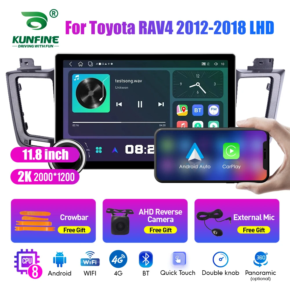 11.8 Inch 2K Double Knobs 2 Din Car Radio For Honda Rav4 2012-2018 Car Radio DVD Multimedia Video Player Android Auto Carplay
11.8 Inch 2K Double Knobs 2 Din Car Radio For Honda Rav4 2012-2018 Car Radio DVD Multimedia Video Player Android Auto Carplay