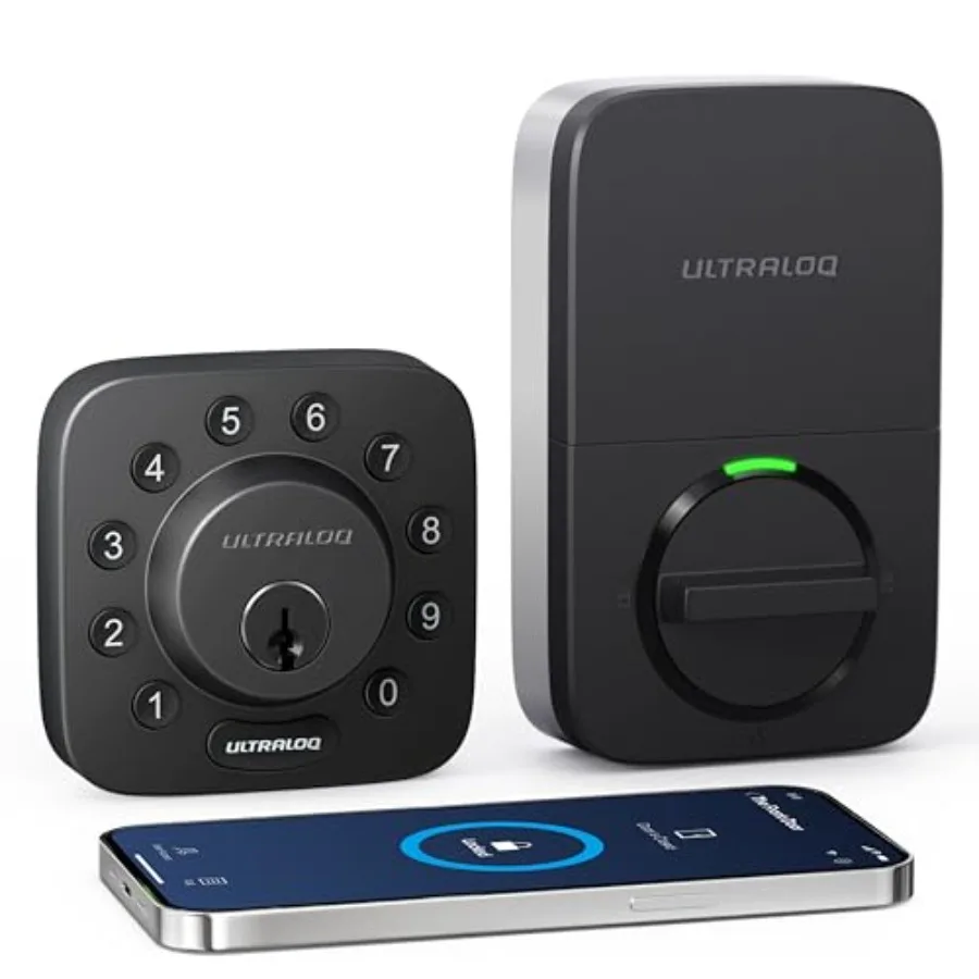 U-Bolt Smart Lock, 5-in-1 Keyless Entry Door Lock with App Control, Keypad Deadbolt, Auto Unlock, Auto Lock, Smart Door Lock, S
U-Bolt Smart Lock, 5-in-1 Keyless Entry Door Lock with App Control, Keypad Deadbolt, Auto Unlock, Auto Lock, Smart Door Lock, S