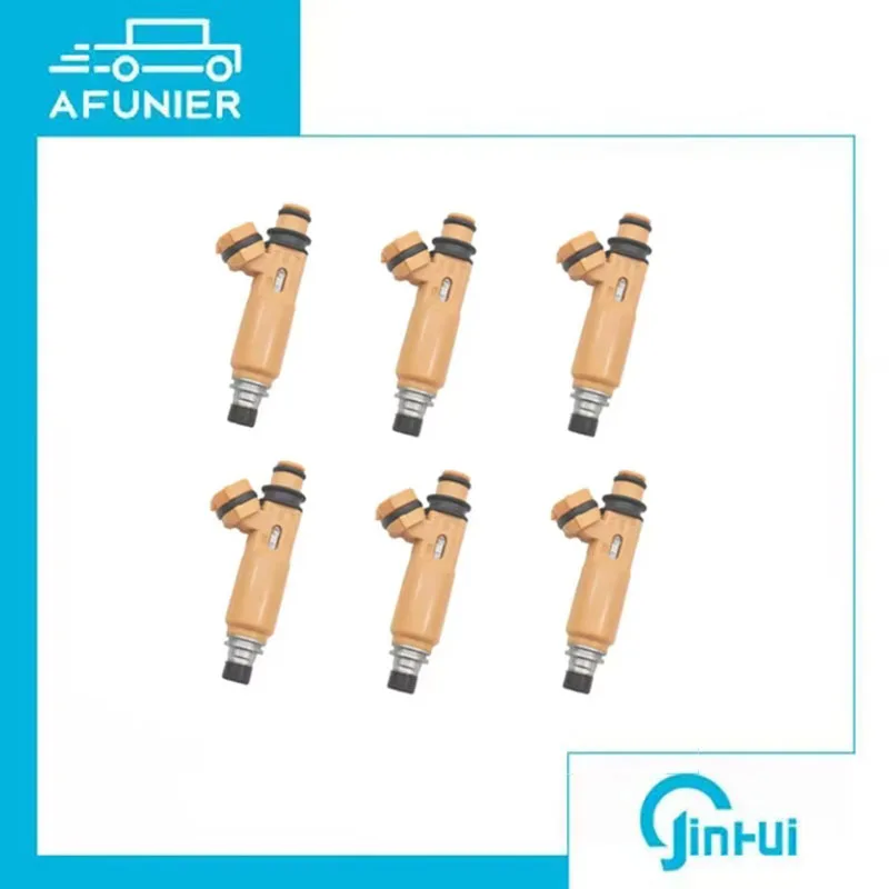 6Pcs Fuel Injector Nozzle For Toyota Camry Highlander Lexus ES300 Mitsubishi Montero 3.5L 6G74 98-04 OE No.:MD337900,195500-3300
6Pcs Fuel Injector Nozzle For Toyota Camry Highlander Lexus ES300 Mitsubishi Montero 3.5L 6G74 98-04 OE No.:MD337900,195500-3300
