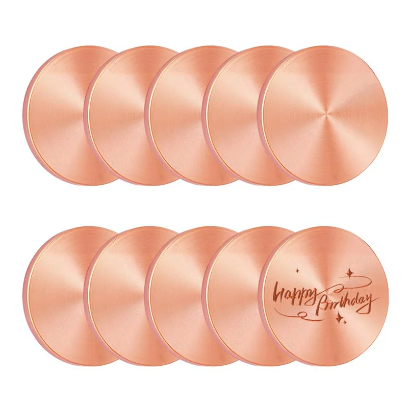 Copper Round Disc Blanks 10Pcs 40Mm For DIY Crafts Engraving Metal Plates For Rose Gold Stamping
Copper Round Disc Blanks 10Pcs 40Mm For DIY Crafts Engraving Metal Plates For Rose Gold Stamping
