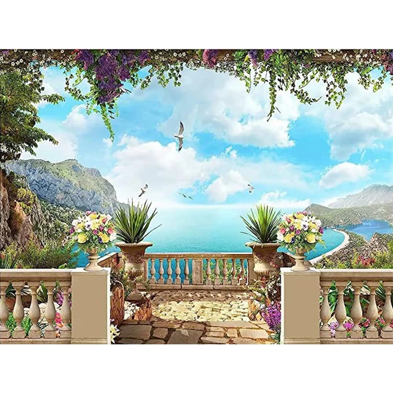Full Diamond Painting Seaside Embroidery Mountain Art Wall Diamond Rhinestone Mosaic Balcony Landscape Cross Stitch Home Decor
Full Diamond Painting Seaside Embroidery Mountain Art Wall Diamond Rhinestone Mosaic Balcony Landscape Cross Stitch Home Decor