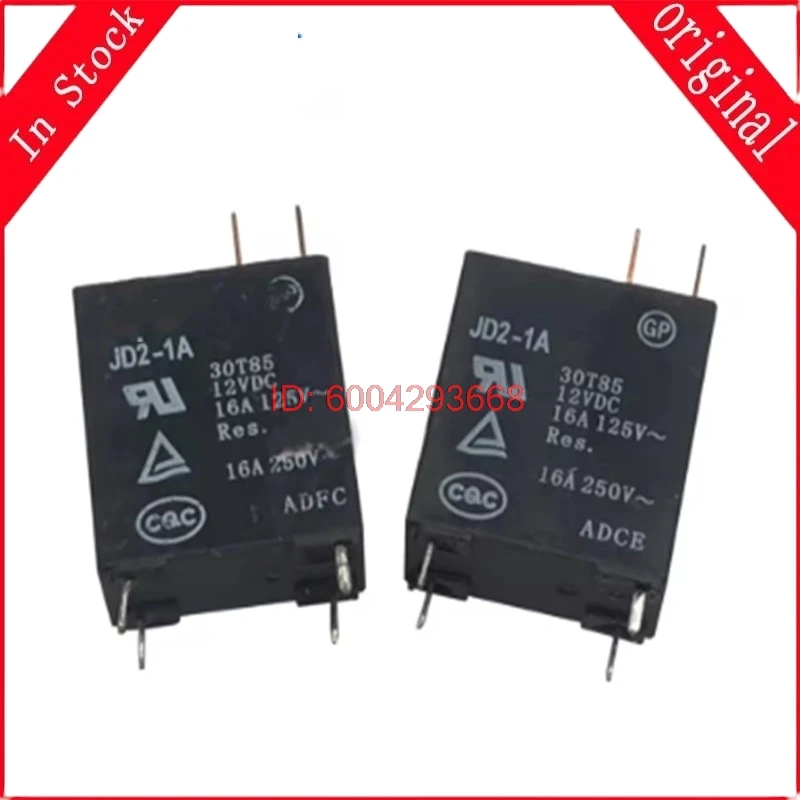5 шт./лот JD2-1A 12V реле 16A 4PIN
5 шт./лот JD2-1A 12V реле 16A 4PIN