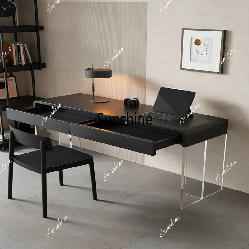 Medieval style suspended desk design, modern simple light luxury study home, integrated
Medieval style suspended desk design, modern simple light luxury study home, integrated