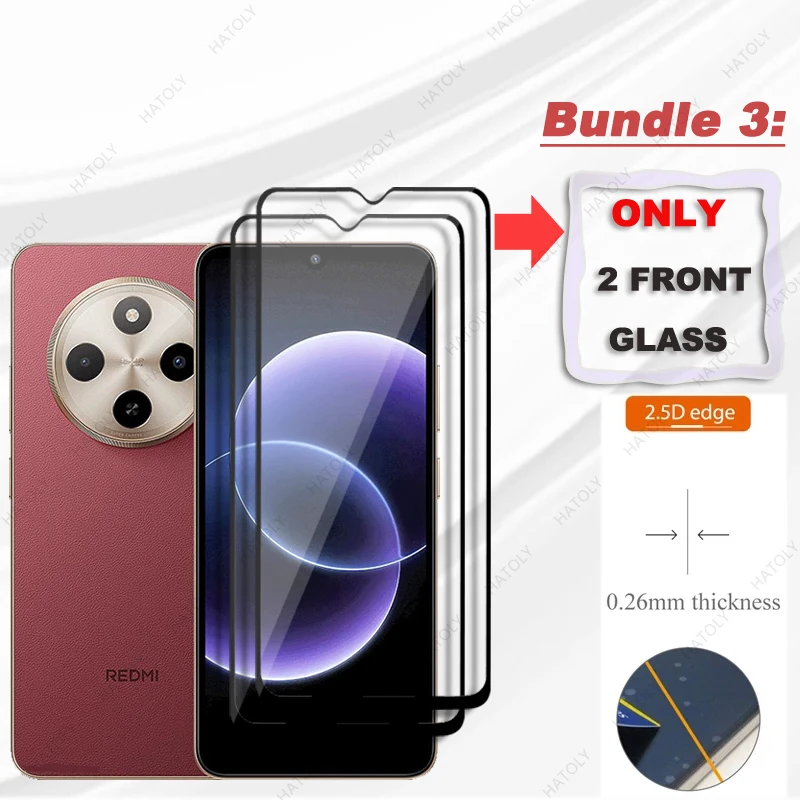 For Xiaomi Redmi 17C Glass Protective Film For Redmi 17C Film Black Edge Screen Protector Camera Lens Protector For Redmi 17C
For Xiaomi Redmi 17C Glass Protective Film For Redmi 17C Film Black Edge Screen Protector Camera Lens Protector For Redmi 17C