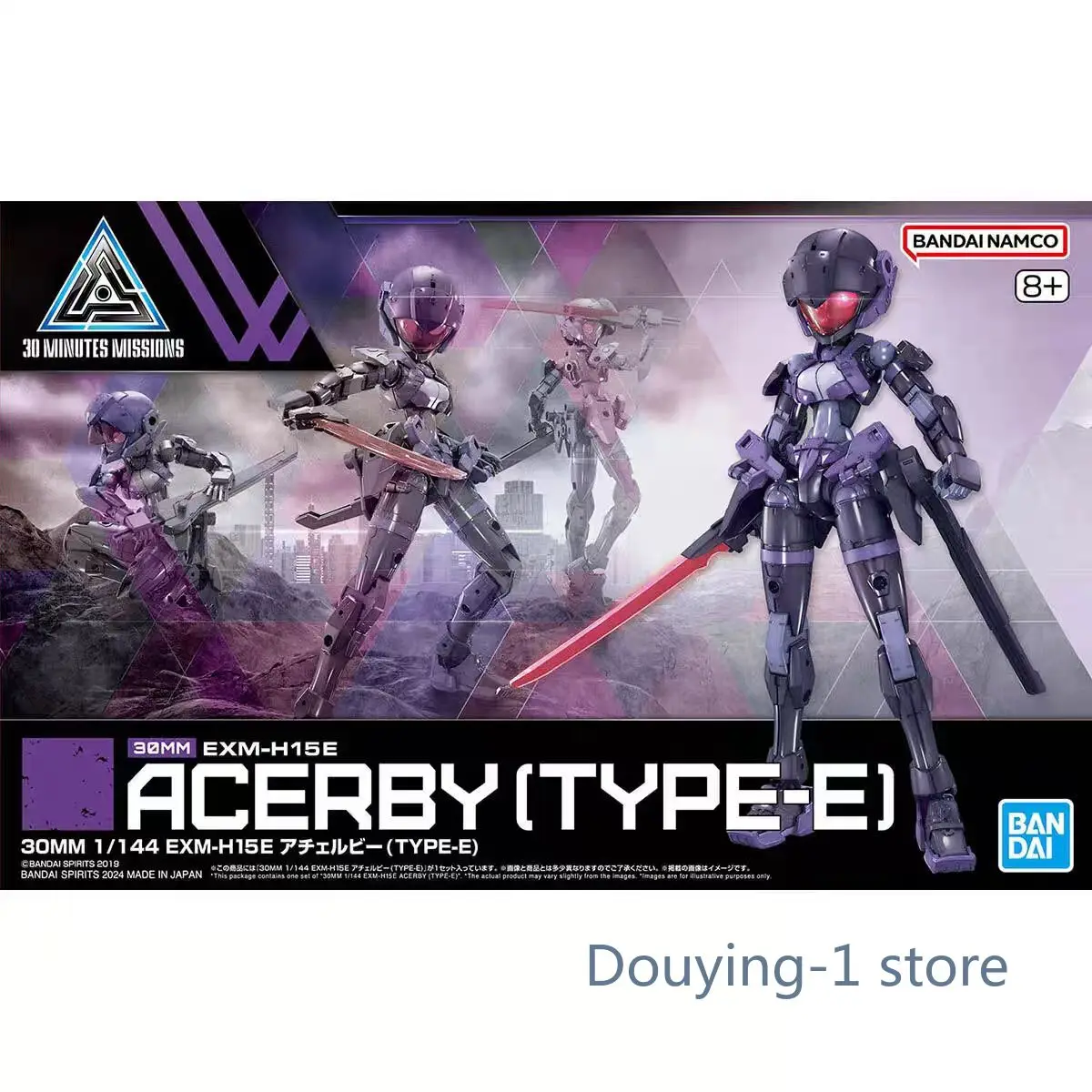 Bandai Model 30 MINUTES MISSIONS 1/144 EXM-H15E ACERBY(TYPE-E) Anime Action Figures Model Collection Toy
Bandai Model 30 MINUTES MISSIONS 1/144 EXM-H15E ACERBY(TYPE-E) Anime Action Figures Model Collection Toy