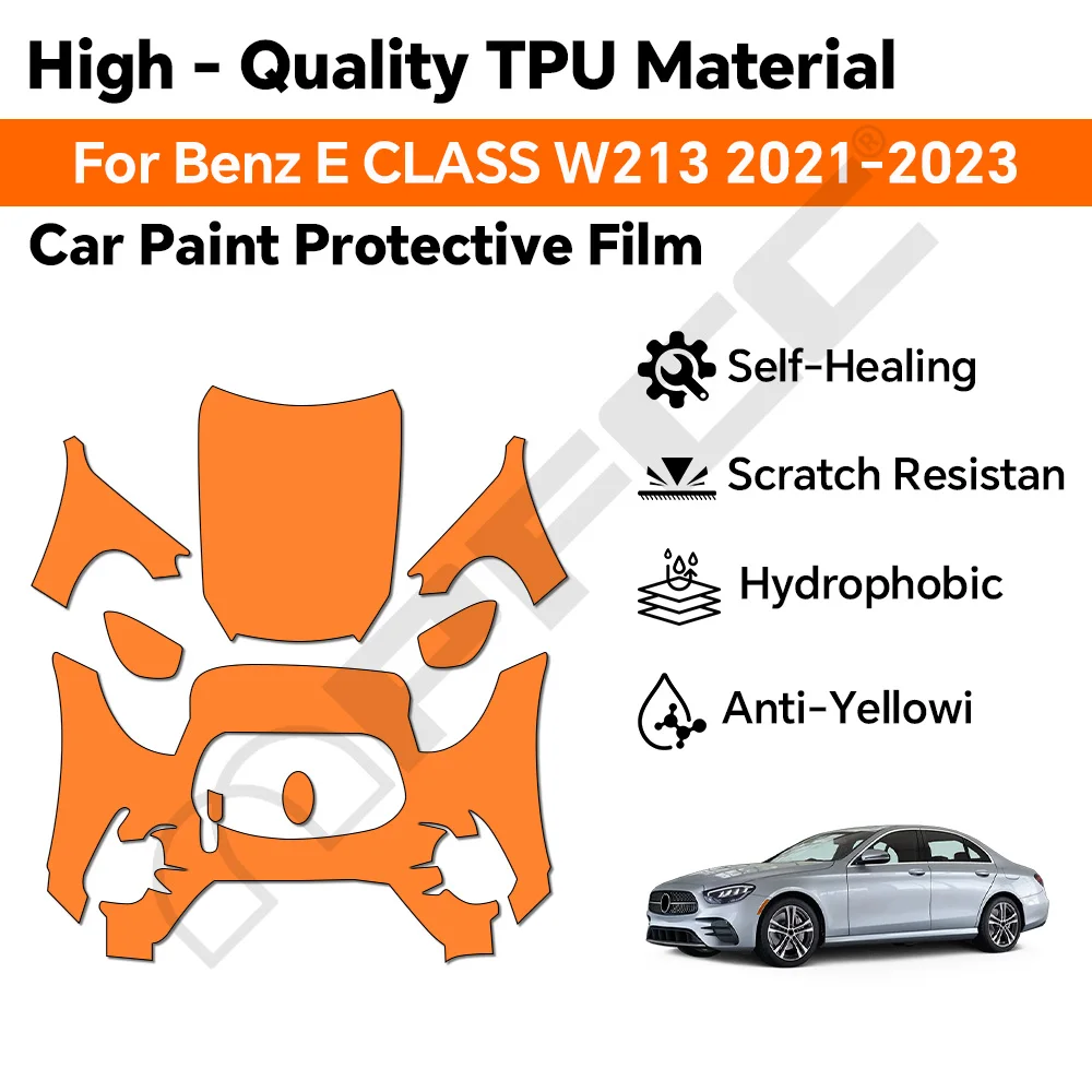 TPU For Mercedes Benz E Class W213 2021 2022 2023 Paint Protection Film Anti-scratch Car Body Resistant Pre-cut PPF Clear Bra
TPU For Mercedes Benz E Class W213 2021 2022 2023 Paint Protection Film Anti-scratch Car Body Resistant Pre-cut PPF Clear Bra