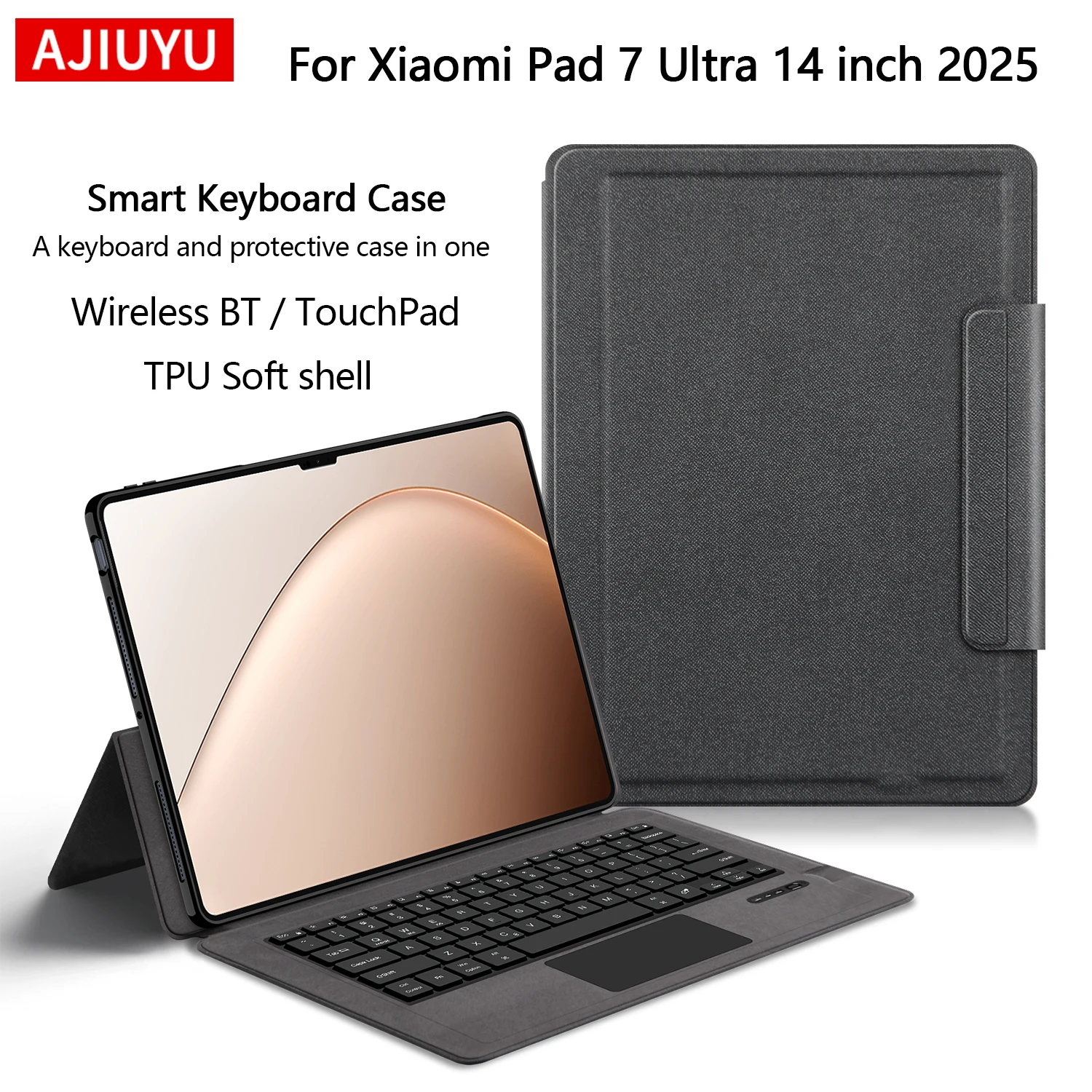 Чехол с беспроводной клавиатурой AJIUYU для Xiaomi Pad 7 Ultra 14 дюймов 2025 Tablet Mi Pad 7 ultra MiPad 7 Ultra Magic TrackPad Чехол с клавиатурой
Чехол с беспроводной клавиатурой AJIUYU для Xiaomi Pad 7 Ultra 14 дюймов 2025 Tablet Mi Pad 7 ultra MiPad 7 Ultra Magic TrackPad Чехол с клавиатурой