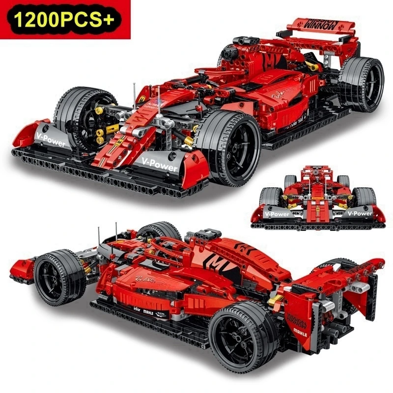 Technical Red Formula Speed Racing Car Desktop Ornament Building Blocks Bricks Creative DIY Model Assembly Toy For Kids Gifts
Technical Red Formula Speed Racing Car Desktop Ornament Building Blocks Bricks Creative DIY Model Assembly Toy For Kids Gifts