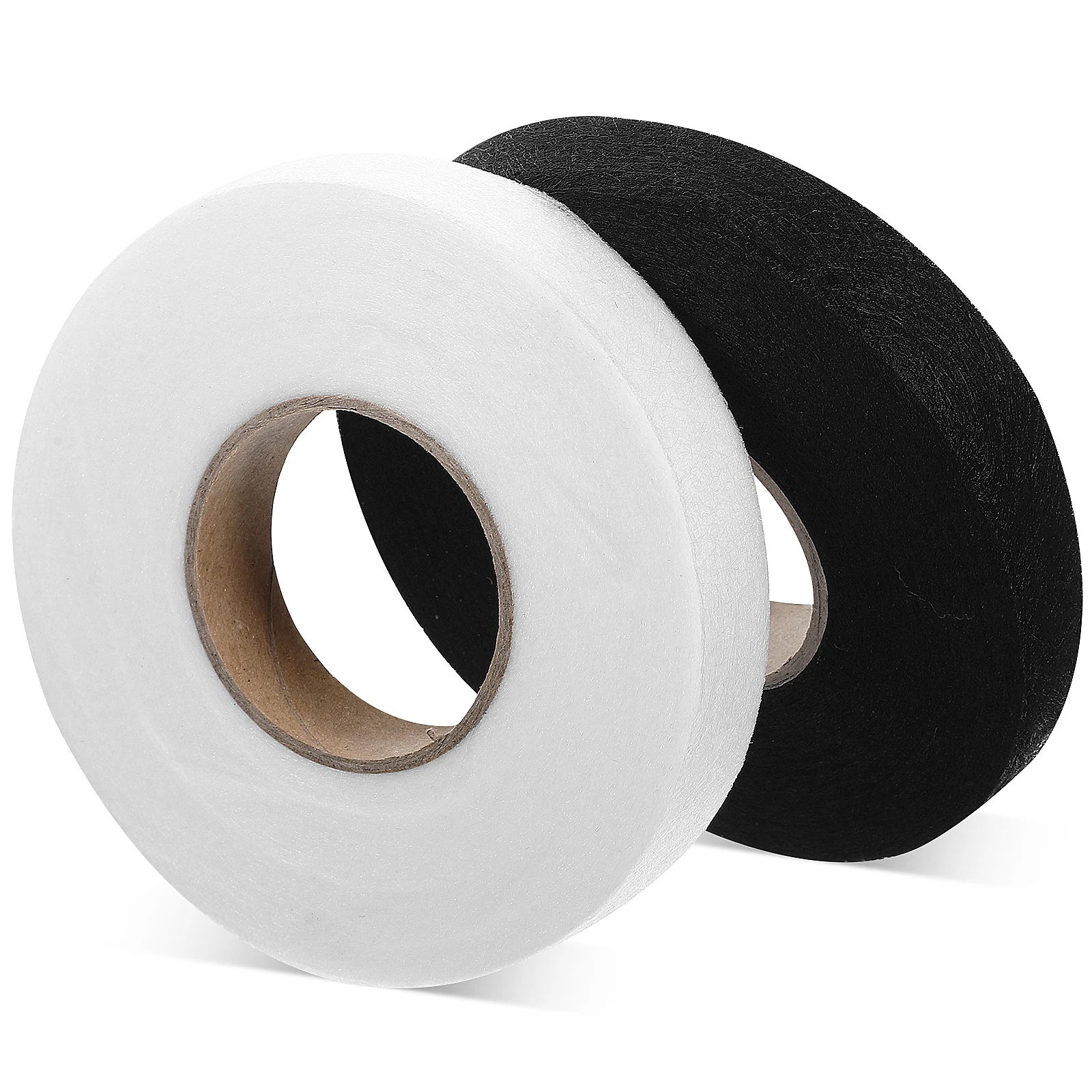 2 Rolls Hemming Tape 25mmx80yd Black White Double Sided Adhesive Hemming Tape Fabric No Sew Clothes Accessories
2 Rolls Hemming Tape 25mmx80yd Black White Double Sided Adhesive Hemming Tape Fabric No Sew Clothes Accessories