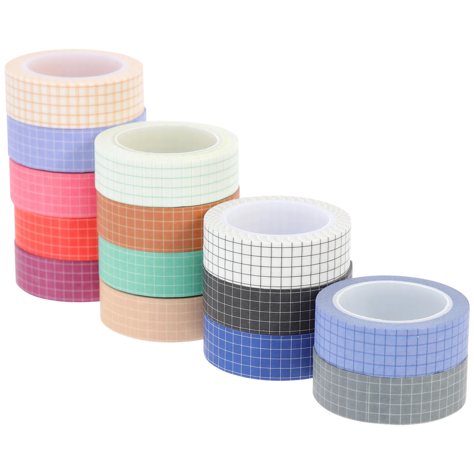 14 Rolls Washi Tape Simple Grid Patterns Japan Paper Decorative Tape DIY Scrapbook Planner Stationery for Diary Album Craft
14 Rolls Washi Tape Simple Grid Patterns Japan Paper Decorative Tape DIY Scrapbook Planner Stationery for Diary Album Craft