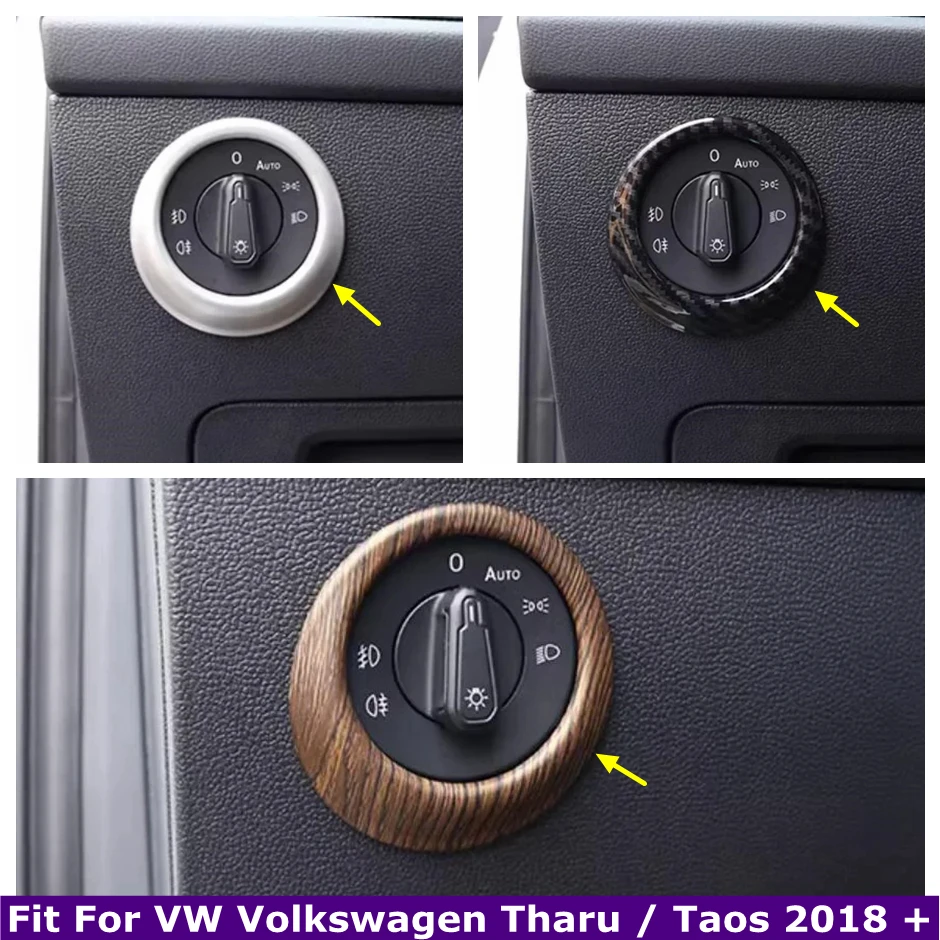 Head Light Lamp Switches Button Control Decoration Ring Cover Trim For VW Volkswagen Tharu / Taos 2018 - 2023 Car Accessories
Head Light Lamp Switches Button Control Decoration Ring Cover Trim For VW Volkswagen Tharu / Taos 2018 - 2023 Car Accessories