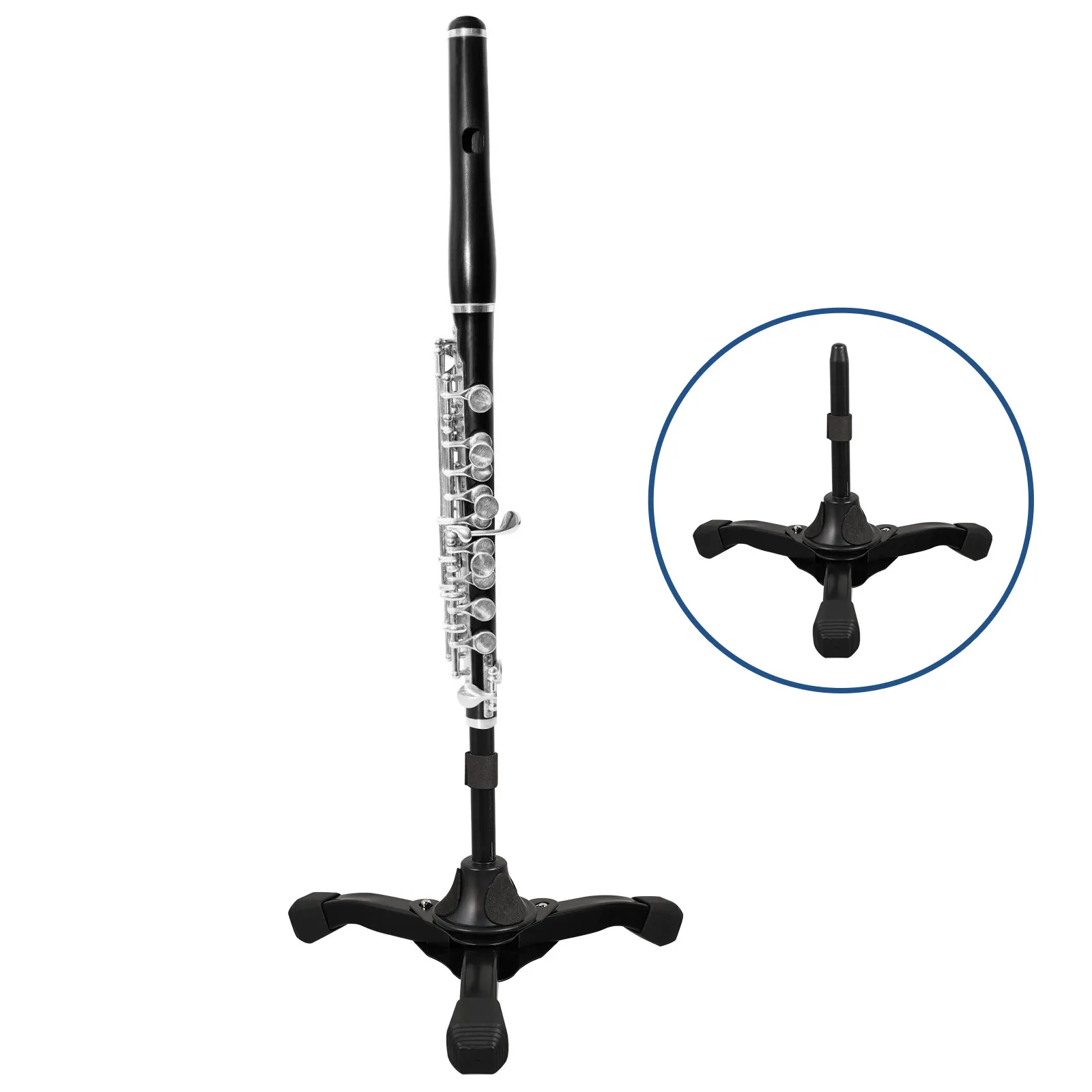 Foldable Flute Stand Tripod Portable Clarinet Stand for Flute Clarinet Dual Use Premium Material Stable Holder Black
Foldable Flute Stand Tripod Portable Clarinet Stand for Flute Clarinet Dual Use Premium Material Stable Holder Black