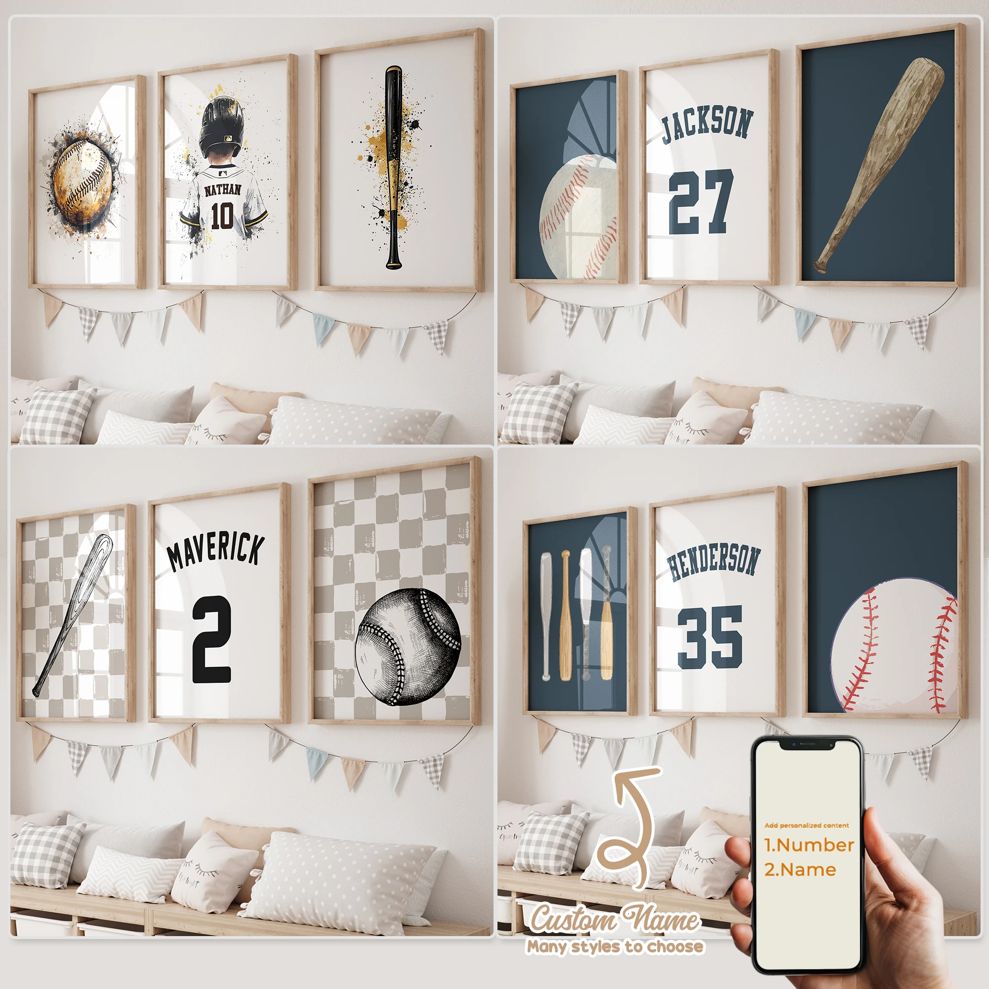 3pcs/Set Custom Watercolor Baseball Nubmer And Name Wall Art Print Picture Poster Canvas For Living Room Kids Room Home Decor
3pcs/Set Custom Watercolor Baseball Nubmer And Name Wall Art Print Picture Poster Canvas For Living Room Kids Room Home Decor