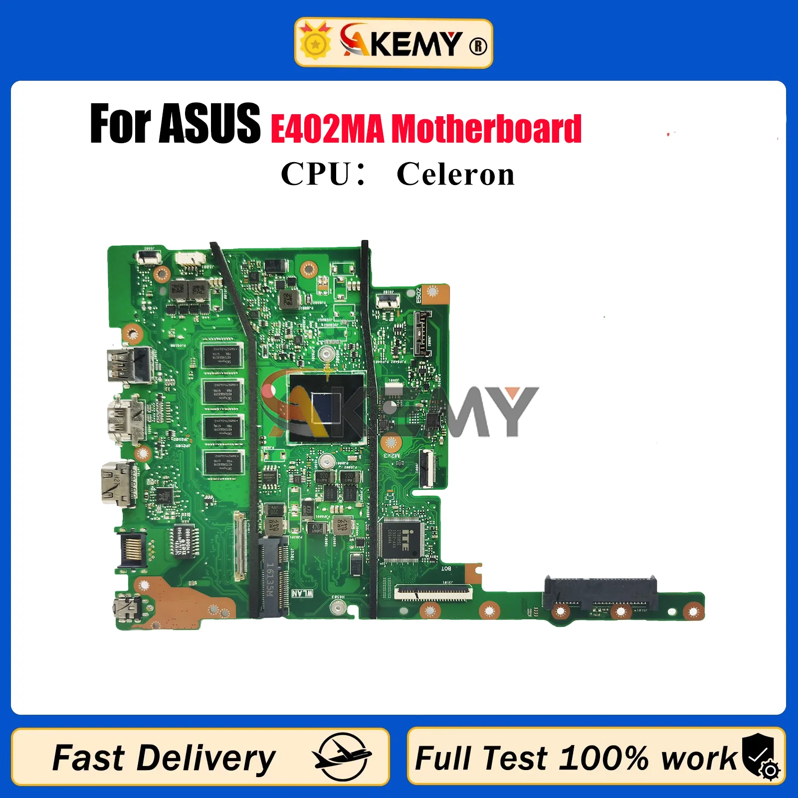 E402MA Laptop Motherboard For ASUS EeeBook E402M E402MA Notebook Mainboard With Celeron CPU 100% tests OK fast shipping stk
E402MA Laptop Motherboard For ASUS EeeBook E402M E402MA Notebook Mainboard With Celeron CPU 100% tests OK fast shipping stk
