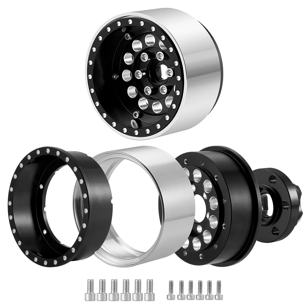 TRINOOD 4pcs 1.9 inch Wheel Rim Aluminum Alloy Beadlock Wheel Hub for TRX4 D90 Axial SCX10 CC01 1/10 RC Crawler Car Truck Parts
TRINOOD 4pcs 1.9 inch Wheel Rim Aluminum Alloy Beadlock Wheel Hub for TRX4 D90 Axial SCX10 CC01 1/10 RC Crawler Car Truck Parts