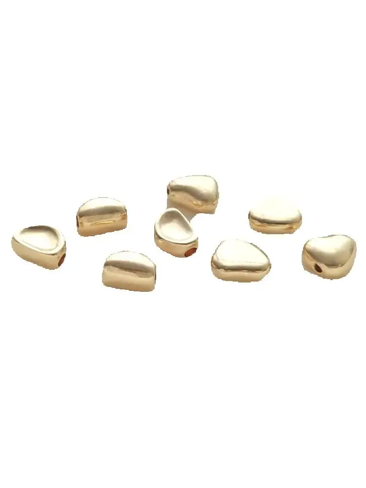 14K gold coated irregular peach heart separated beads, bean through-hole separated beads, handmade DIY chain matching beads
14K gold coated irregular peach heart separated beads, bean through-hole separated beads, handmade DIY chain matching beads