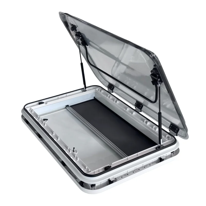 New Style Waterproof Caravan Roof Window Sunroof With Mosquito Net & Shade 960*650mm
New Style Waterproof Caravan Roof Window Sunroof With Mosquito Net & Shade 960*650mm